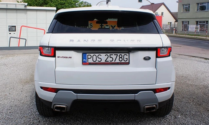 Land Rover Range Rover Evoque cena 85700 przebieg: 78100, rok produkcji 2017 z Grybów małe 352